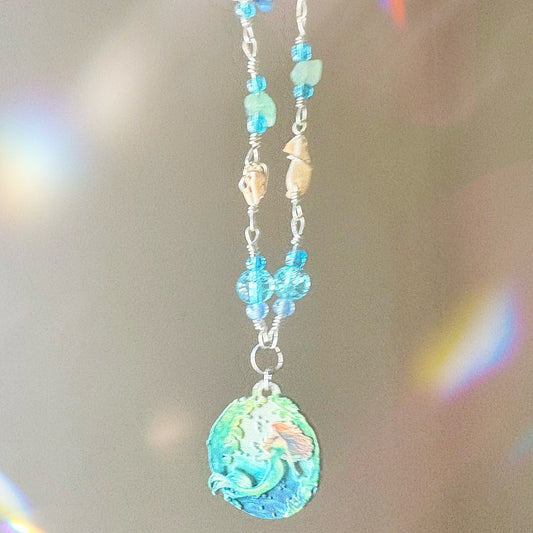 "Mermaid’s Treasure" Seashell Necklace