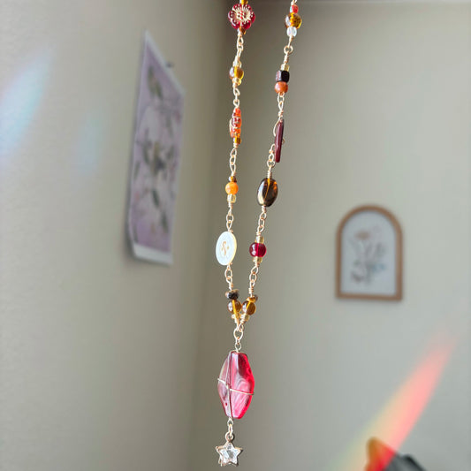 “Autumn Star” - Beaded Necklace