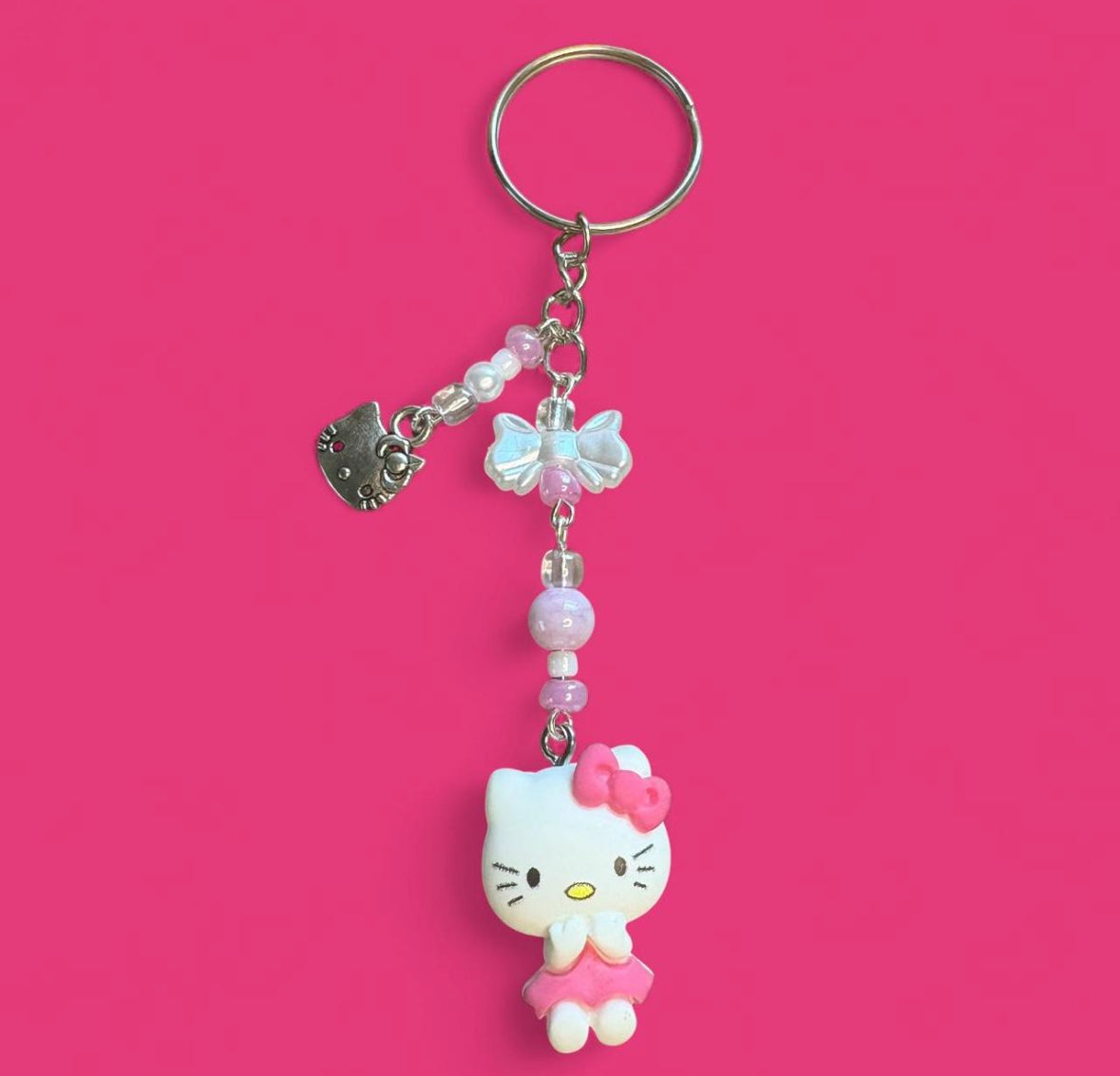 Cute hellokitty charm kawaii keychain