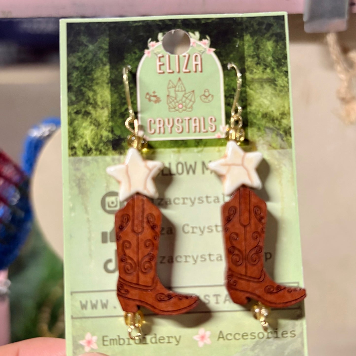 Wild West Boot Earrings
