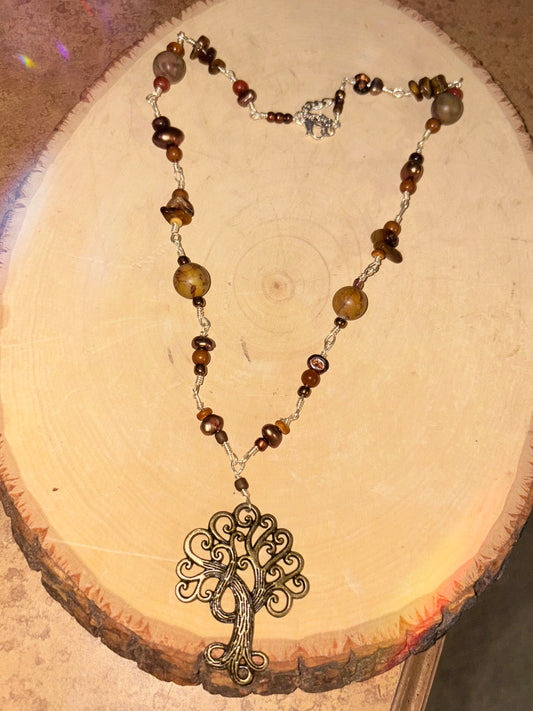 “Wishing Tree” - Beaded Necklace