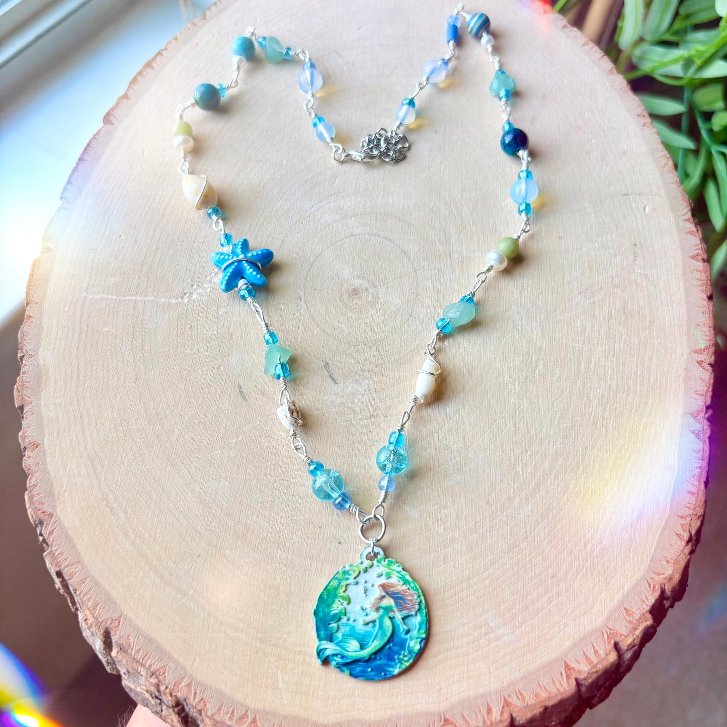"Mermaid’s Treasure" Seashell Necklace