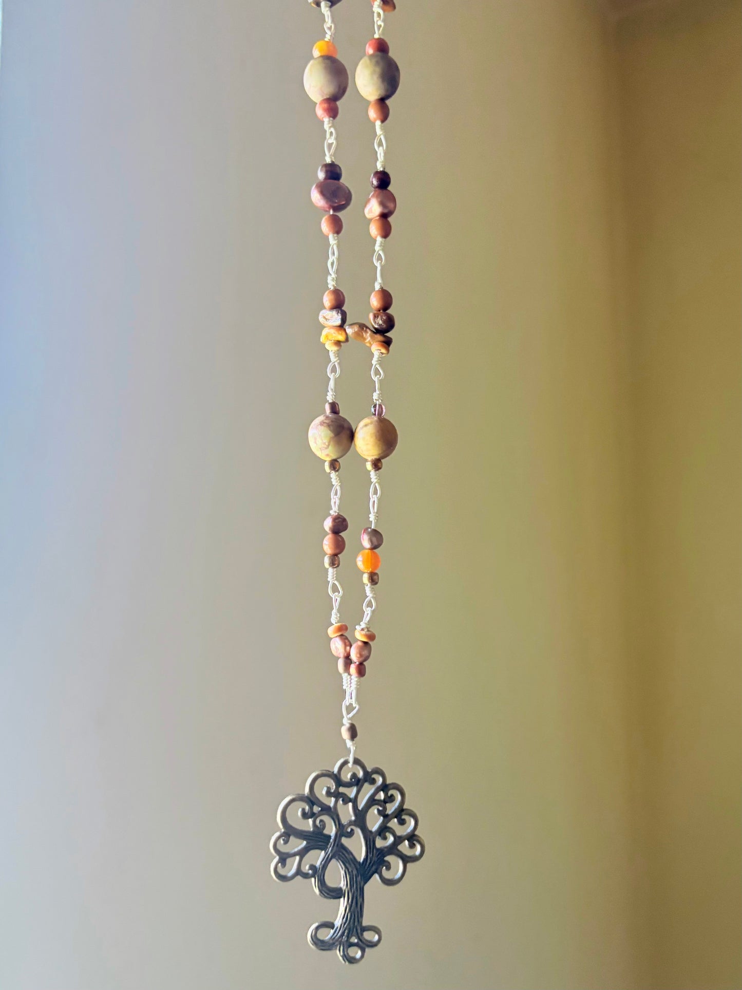 “Wishing Tree” - Beaded Necklace
