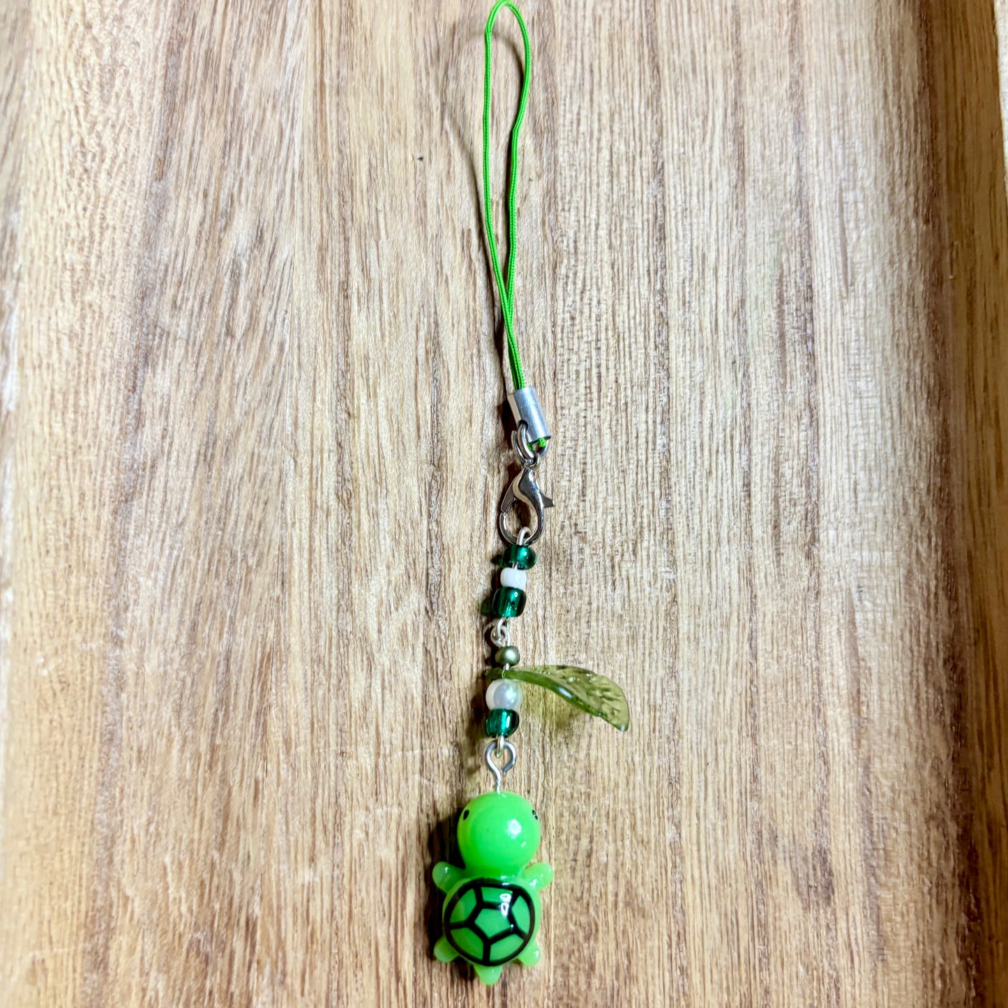 Cute turtle leaf kawaii phonecharm