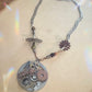 "Enchanted Clockwork" - Steampunk Gear Stainless steel chain necklace
