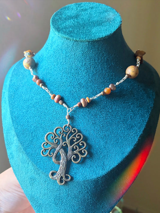 “Wishing Tree” - Beaded Necklace