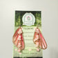 Pink Butterfly Wing Crystal Earrings