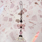 Cinnamoroll pink bow phone charm