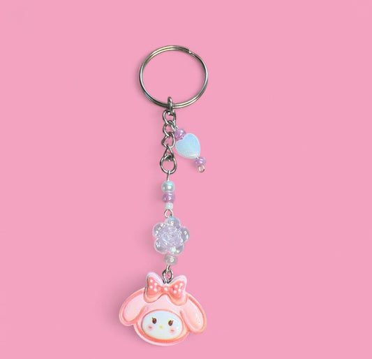 Cute my melody cookie charm kawaii keychain