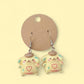 Cute Pom Pom purin earrings