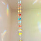 “Sundream Horizon” stained glass charmed necklace