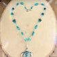 Turtle Turquoise Beaded Necklace