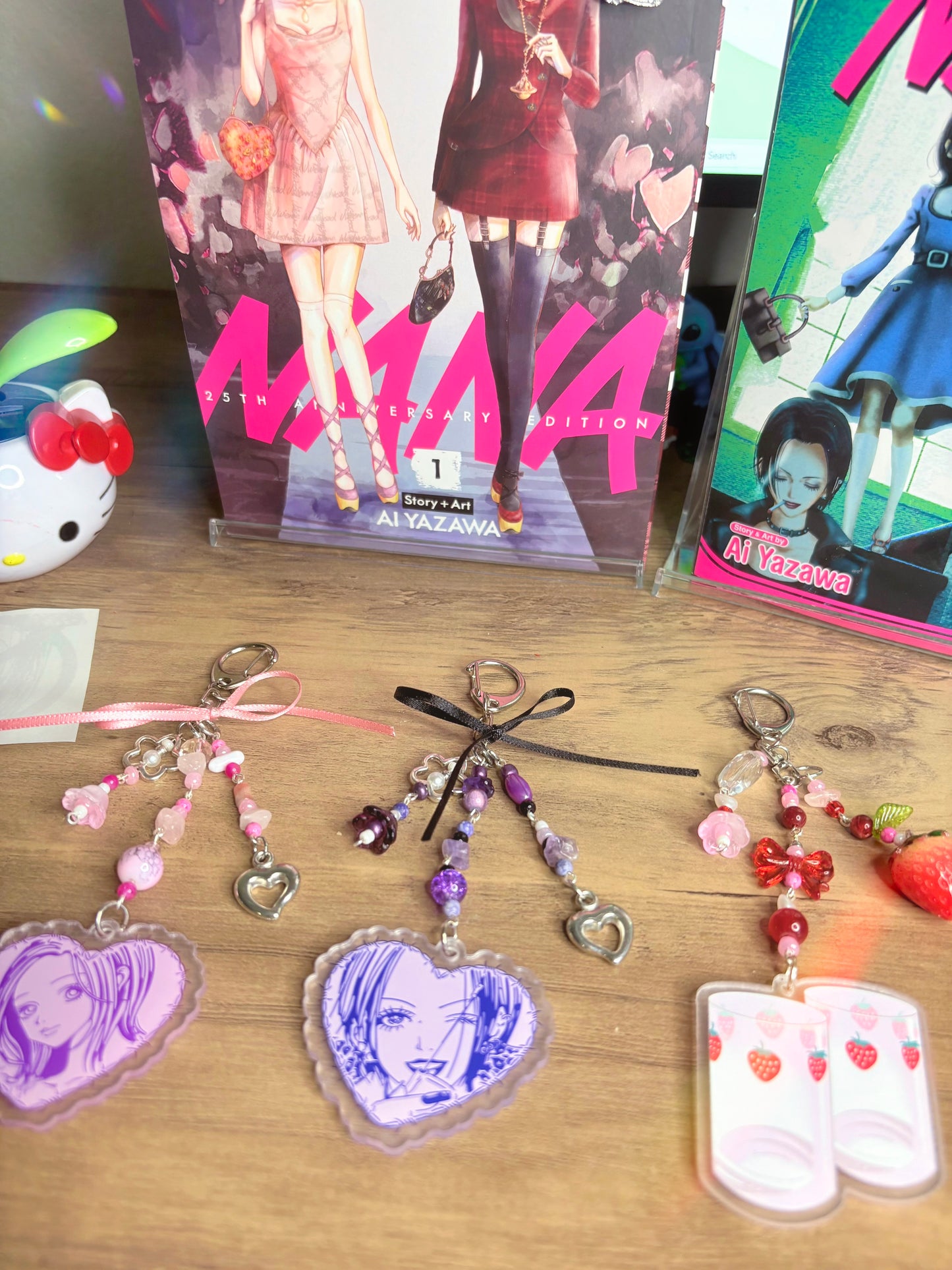 Nana handmade beaded Keychains