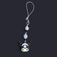 Cute Kuromi face heart kawaii phonecharm