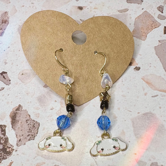 Cinnamoroll star beaded earrings