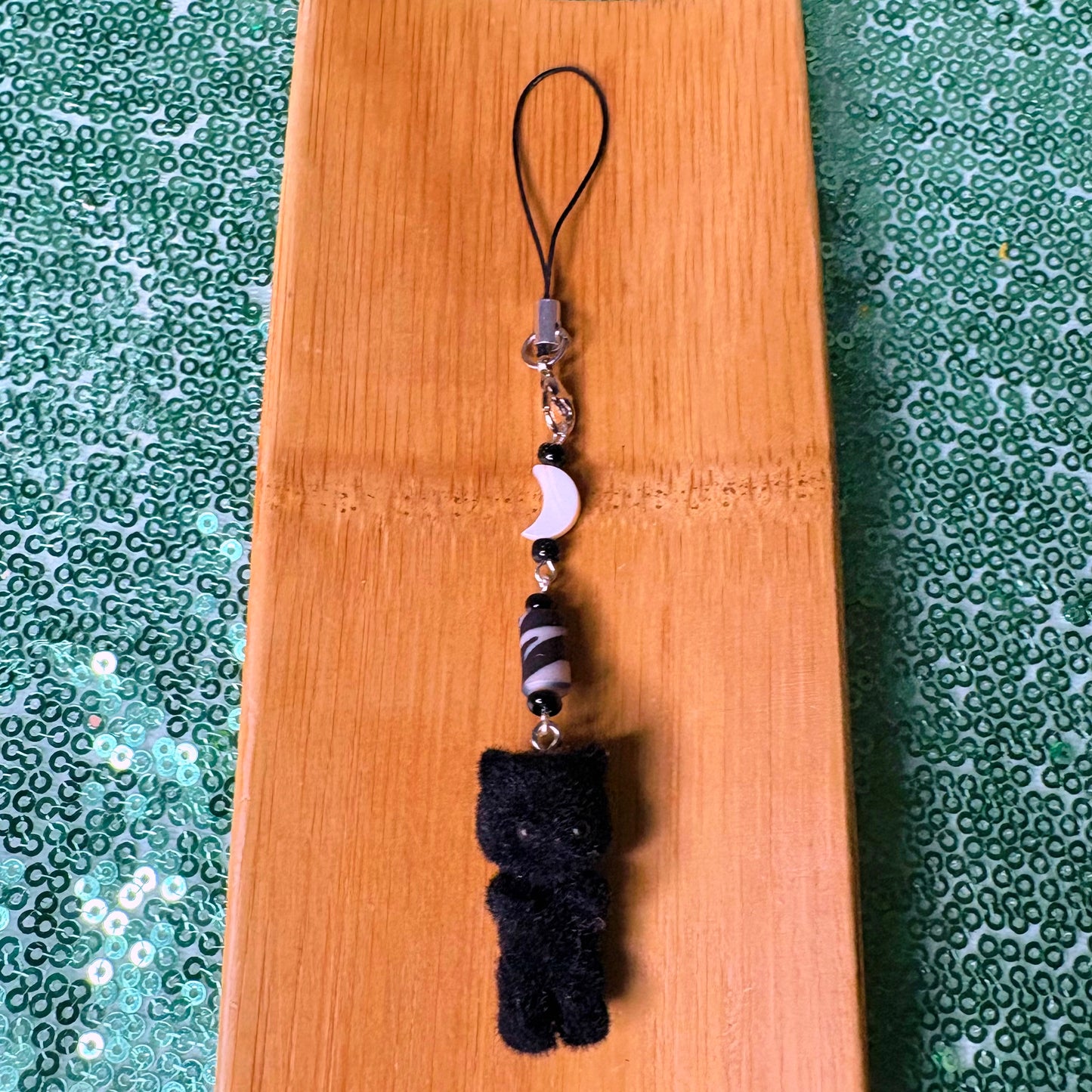 Fuzzy Cat Phone charms