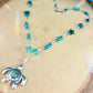 Turtle Turquoise Beaded Necklace