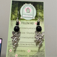 Obsidian Fairy Crystal Earrings