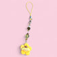 Cute flower pom pom purin kawaii phonecharm