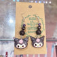 Large Hello Kitty Keroppi, Pochacco, Kuromi, My Melody, Cinnamorrol Earrings