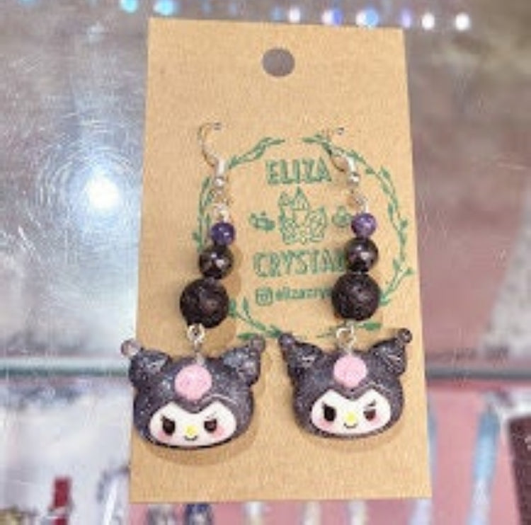 Large Hello Kitty Keroppi, Pochacco, Kuromi, My Melody, Cinnamorrol Earrings