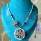 "Enchanted Clockwork" - Steampunk Gear Stainless steel chain necklace