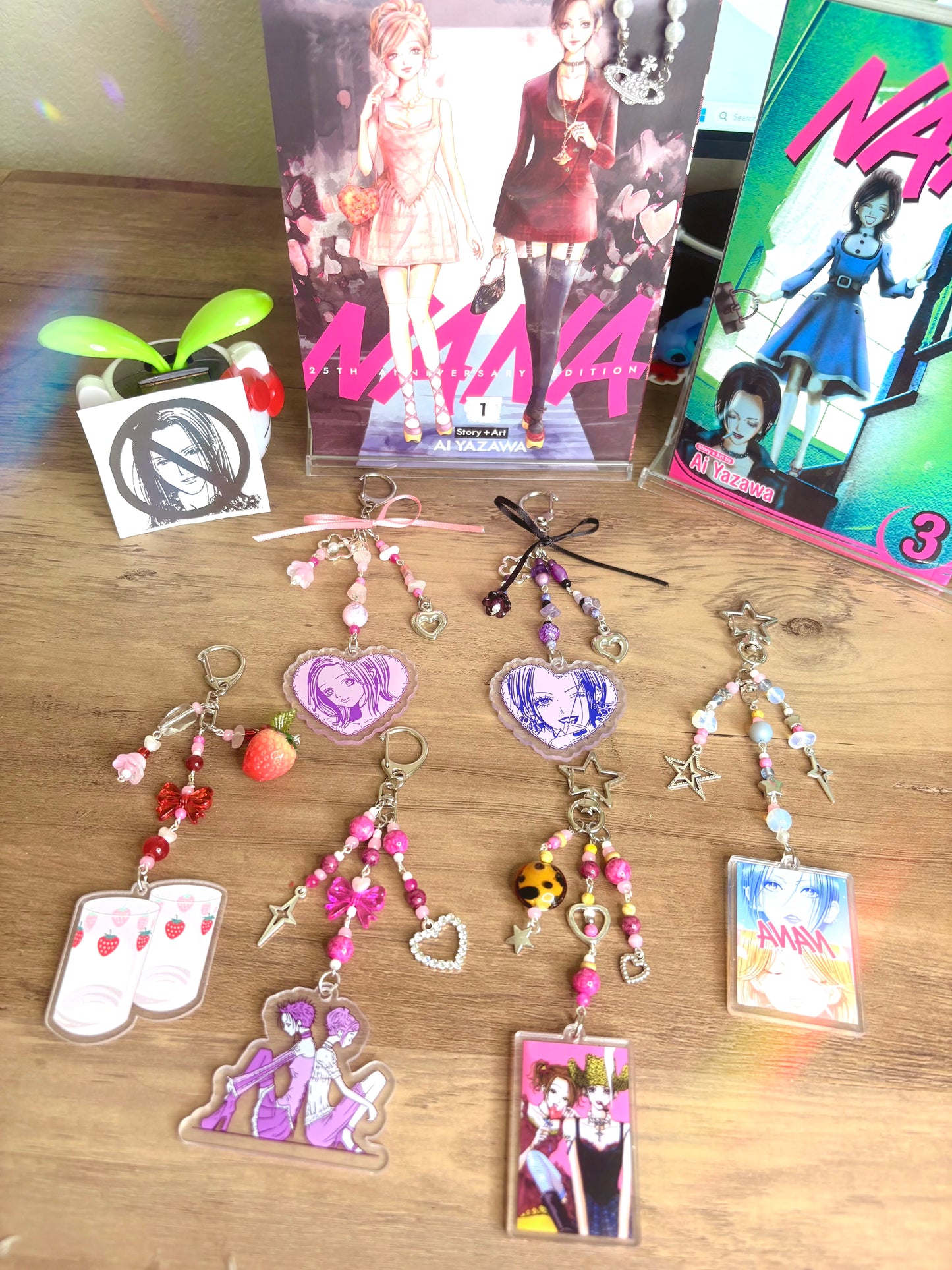 Nana handmade beaded Keychains