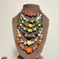 Yellow star Adjustable Beaded Necklace