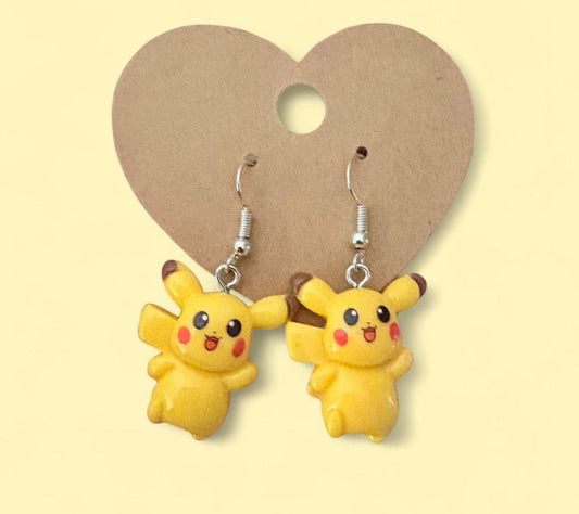 Cute Pikachu kawaii earrings