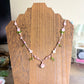 "Fairy’s Garden Brew" -  silver plated beaded fairycore Necklace🌸
