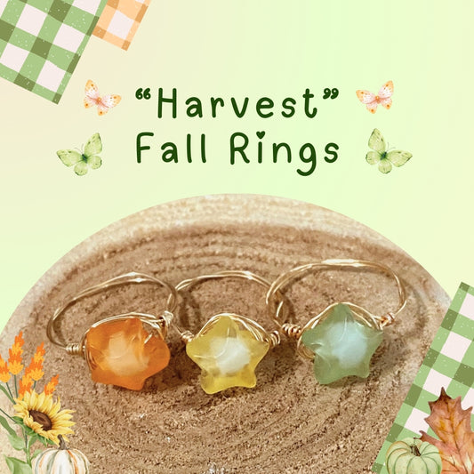 Harvest Fall Star Rings