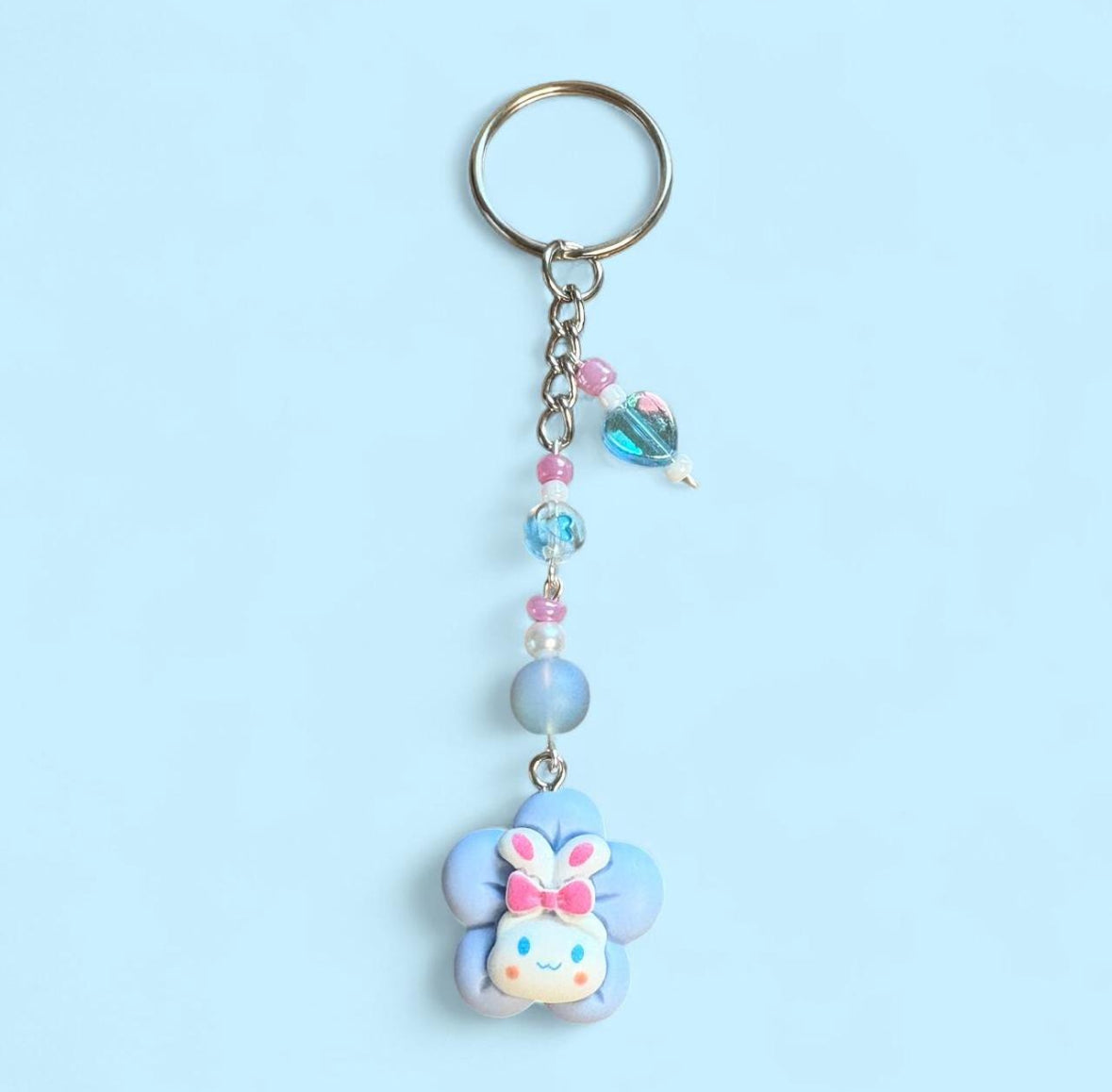 Cute flower cinnamoroll kawaii keychain