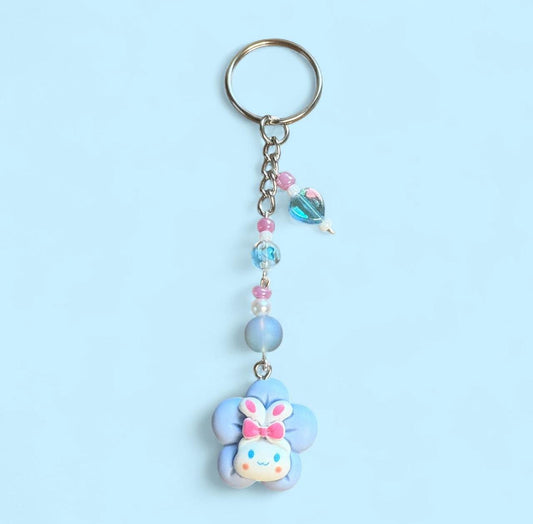 Cute flower cinnamoroll kawaii keychain