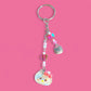 Cute resin glitter hellokitty kawaii keychain