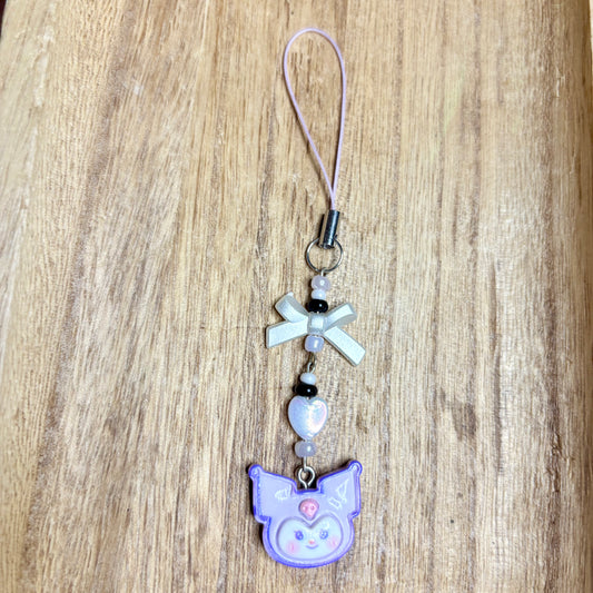 Purple Kuromi cute cookie kawaii phonecharm