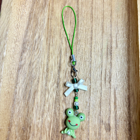 Cute frog bow kawaii phonecharm