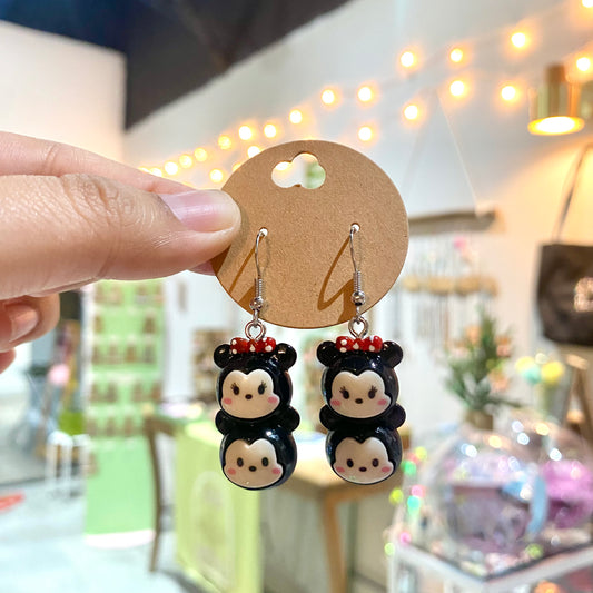 Minnie & Mickey Mouse Earrings