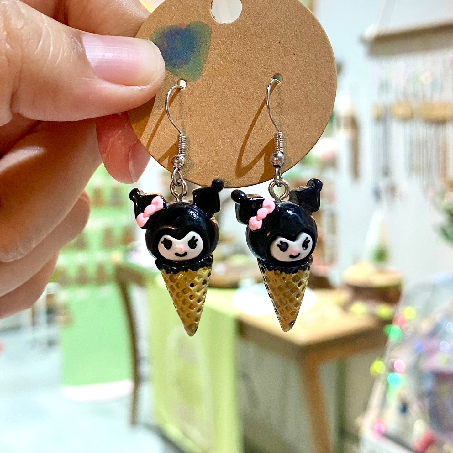 Kuromi Ice cream Earrings