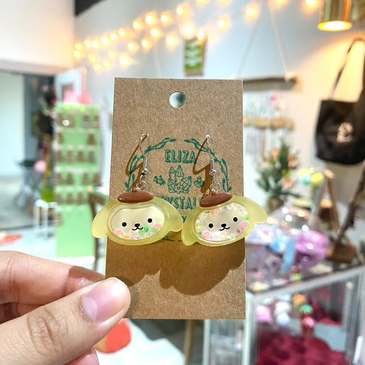 Pom Pom Purin confetti Earrings