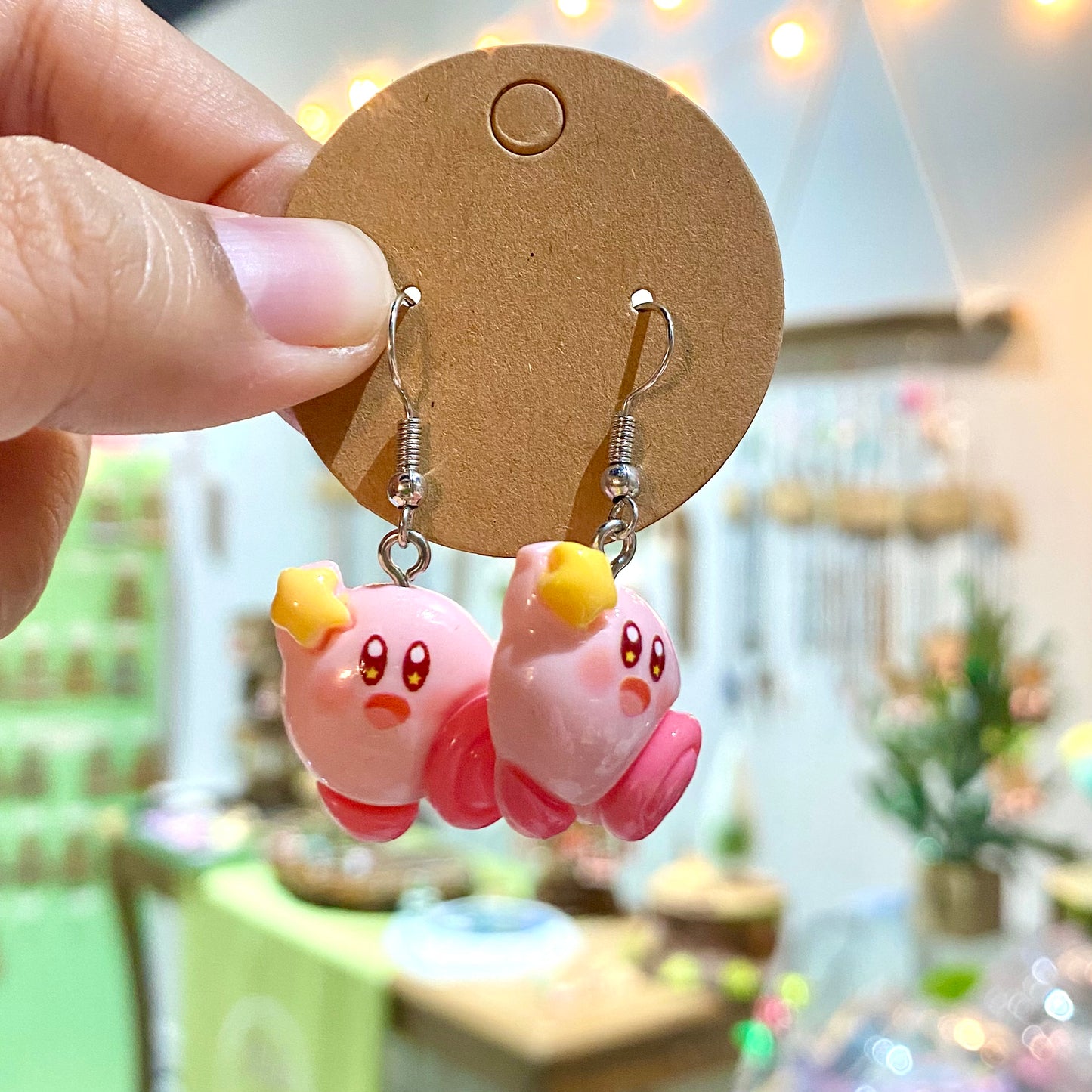 Kirby star Earrings