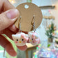 HK Kawaii  kitty macaroon Earrings