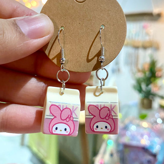 My Melody milk Earrings