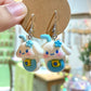 Cinnamoroll milk tea Earrings