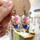 HK Kawaii Kitty colorful Earrings