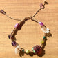 Purple Grape Whimsical Adjustable String Bracelet