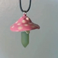 Mushroom Crystal Fairycore Pendants