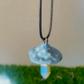 Mushroom Crystal Fairycore Pendants