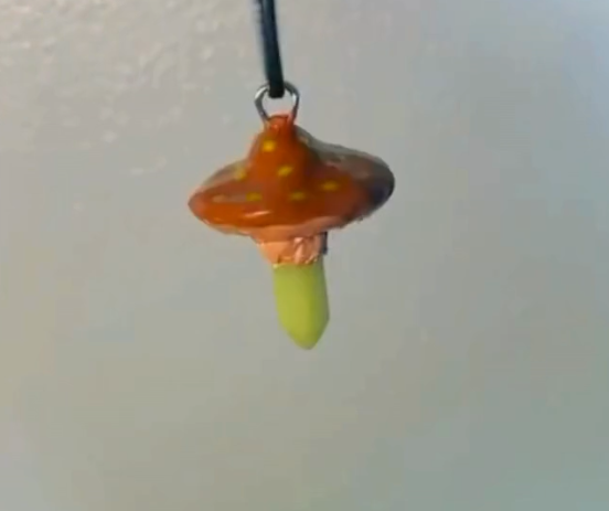 Mushroom Crystal Fairycore Pendants