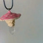 Mushroom Crystal Fairycore Pendants